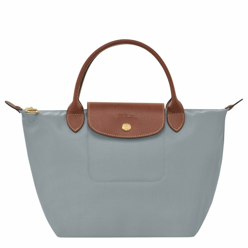 Grey Longchamp Le Pliage Original S Women's Handbags